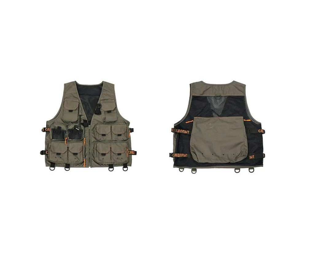 Жилет рыболовный Следопыт Fishing Mesh Vest р.L, хаки