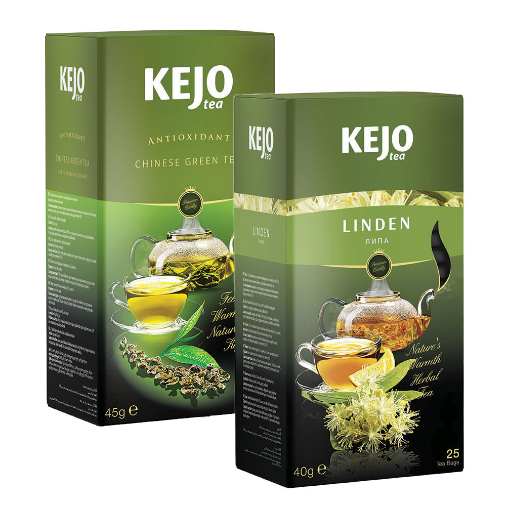 

Набор чая KEJOfoods Зеленый китайский 25 пакетиков, Липа 25 пакетиков