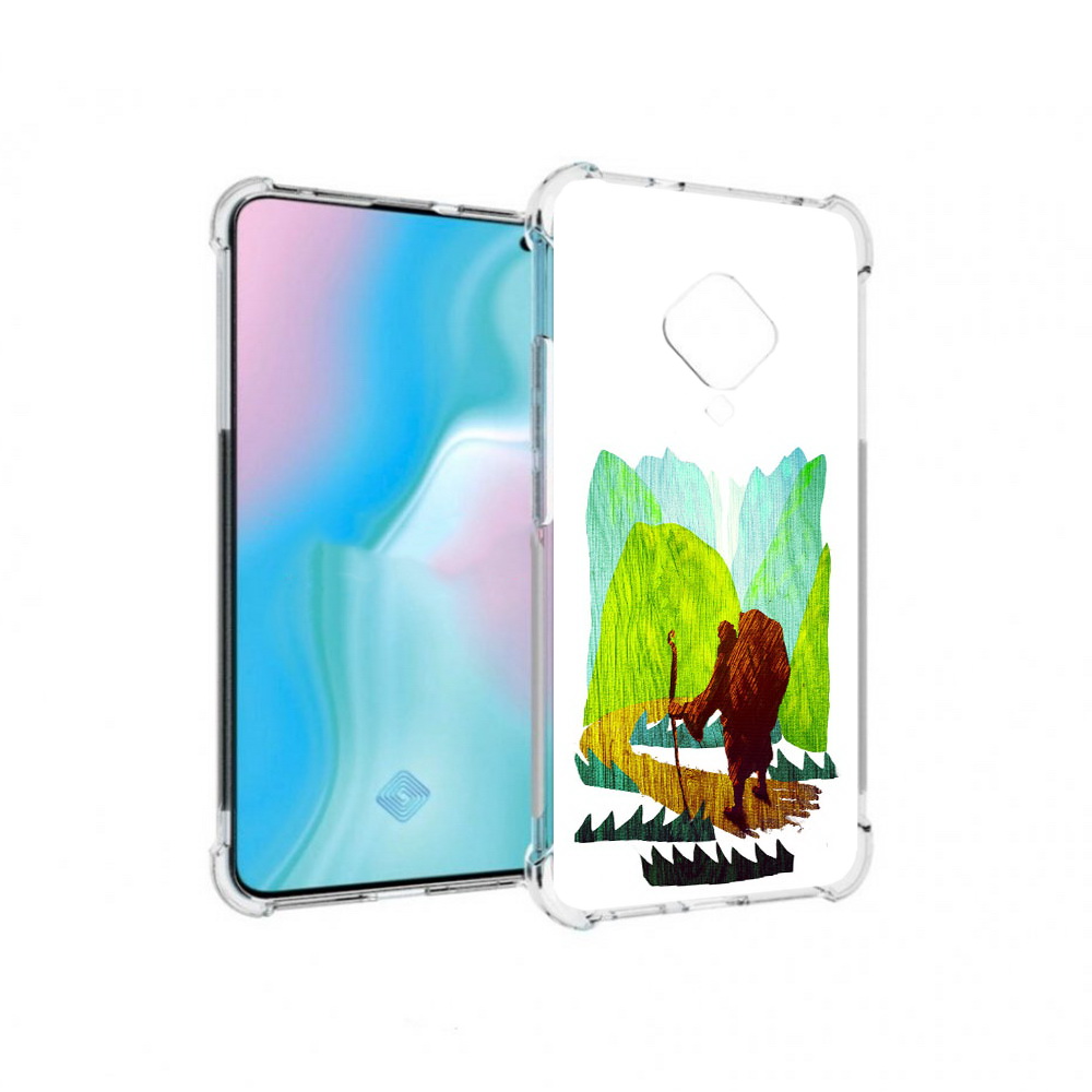 

Чехол MyPads Tocco для Vivo S5 Лесная тропа (PT226962.406.106), Прозрачный, Tocco