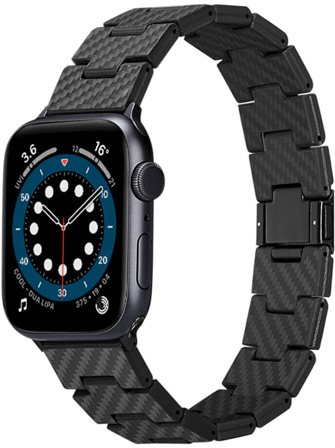 фото Ремешок pitaka carbon fiber retro для apple watch series se/7-1 38/40/41 mm (awb1002)