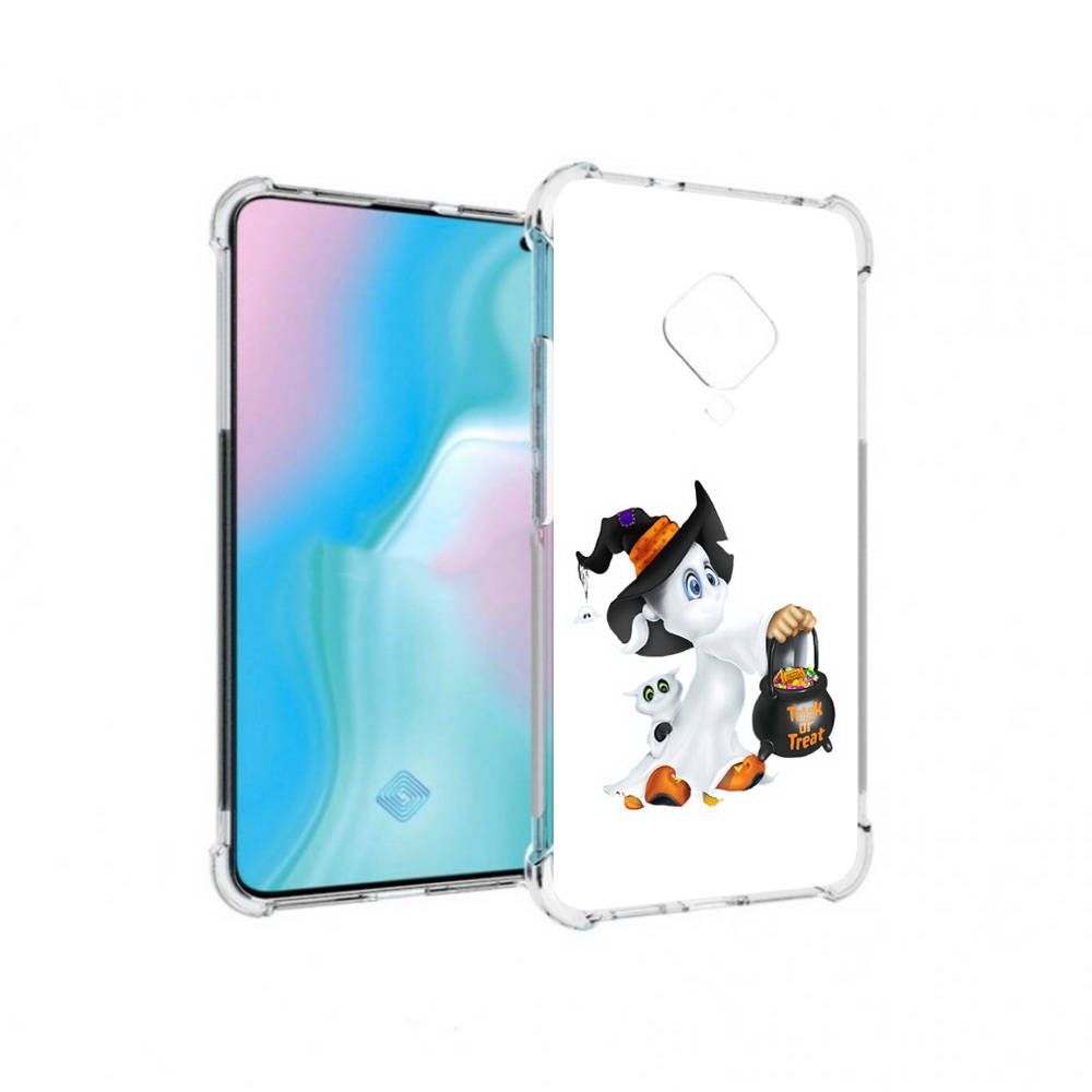 

Чехол MyPads Tocco для Vivo S5 Маленький призрак (PT226962.406.113), Прозрачный, Tocco
