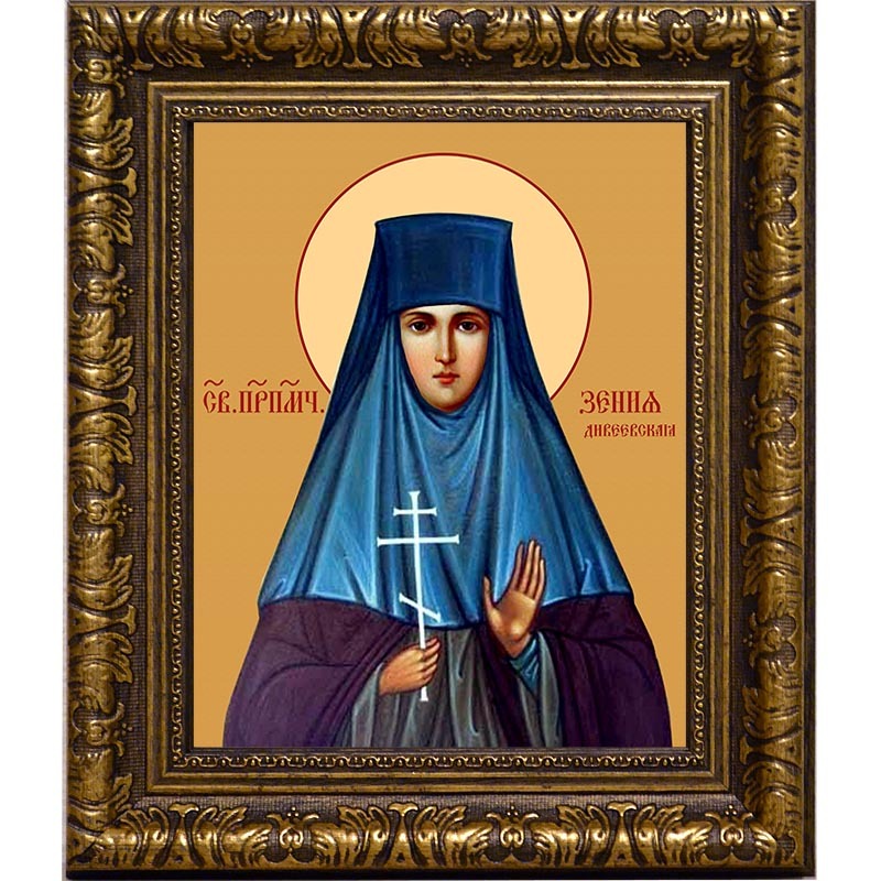 

Ксения (Черлина-Браиловская), монахиня, преподобномученица. Икона на холсте.