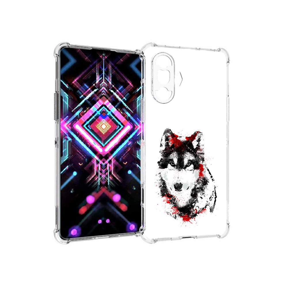 

Чехол MyPads Tocco для Xiaomi Poco F3 GT кровавый волк (PT172450.277.416), Прозрачный, Tocco