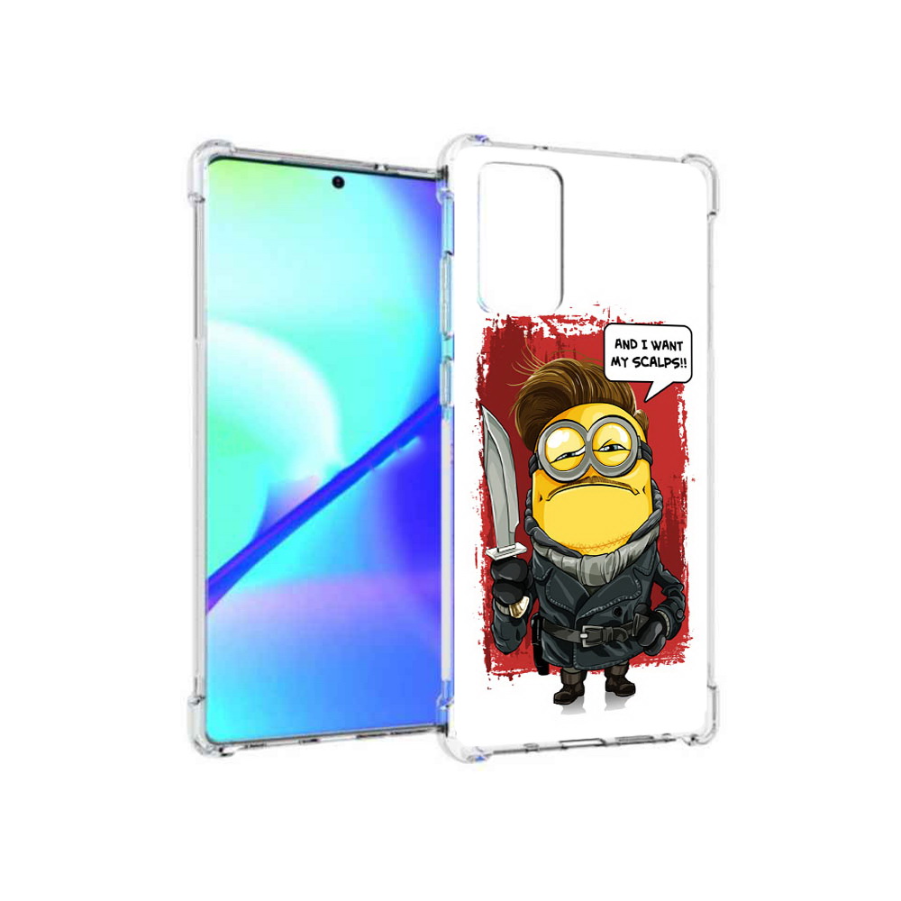 

Чехол MyPads Tocco для Samsung Galaxy Note 20 миньон убийца (PT152536.527.477), Прозрачный, Tocco