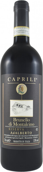 

Крепленое вино Caprili Brunello di Montalcino AdAlberto красное, сухое, 750 мл, Красный