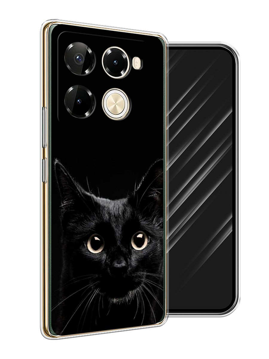 

Чехол Awog на Infinix Note 40 Pro 5G/Note 40 Pro Plus "Добрый кот", Черный, 3106050-1