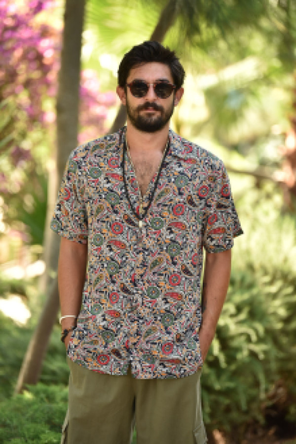 

Рубашка мужская Saman Butik 5098 коричневая M (доставка из-за рубежа), Коричневый, 5098