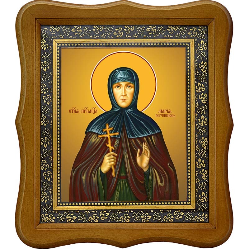 

Мария (Лелянова), Гатчинская, монахиня, преподобномученица. Икона на холсте.