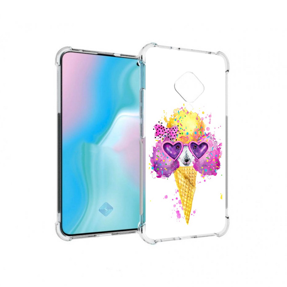 

Чехол MyPads Tocco для Vivo S5 Рожок (PT226962.406.146), Прозрачный, Tocco
