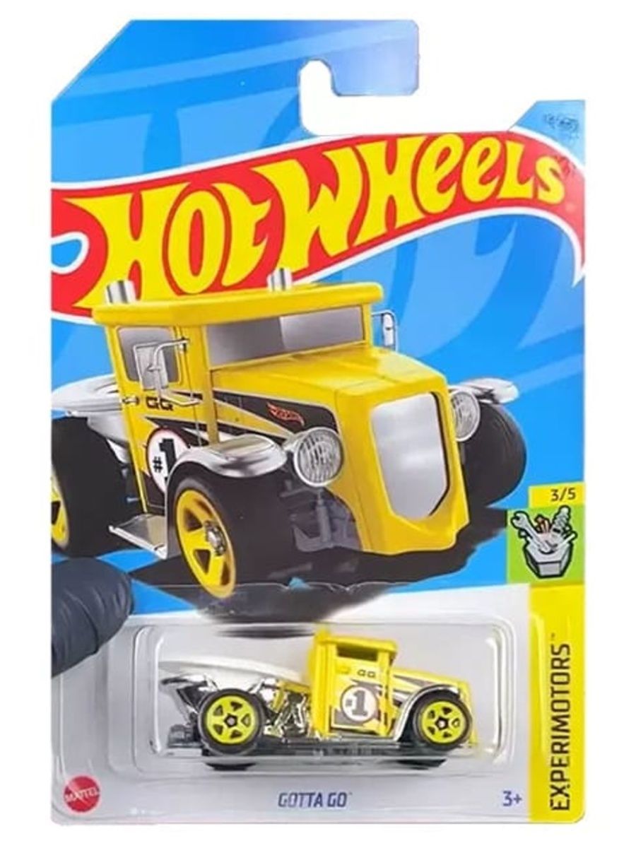 Машинка Hot Wheels грузовик HKJ27 металлическая GOTTA GO желтый