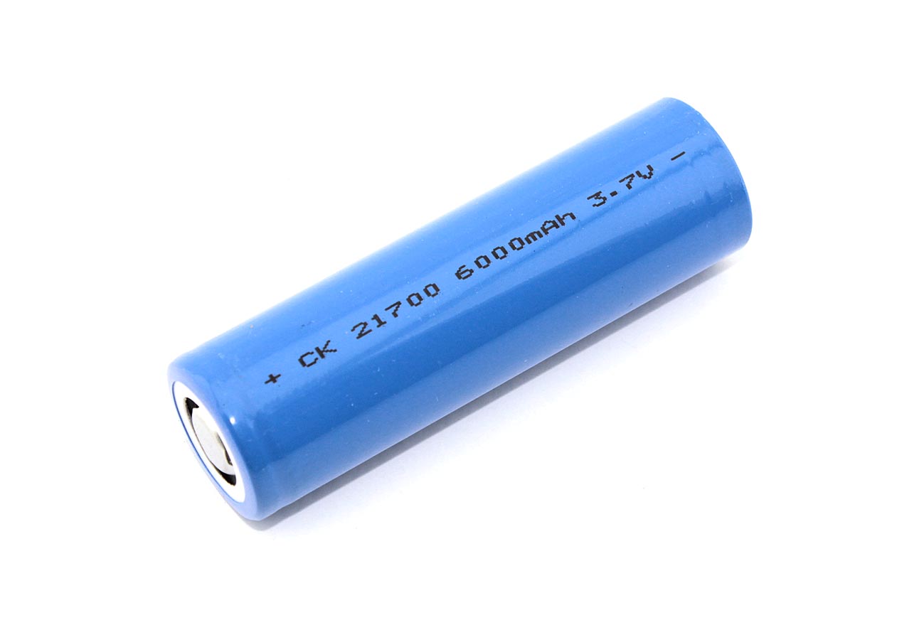 

Аккумулятор типа 21700 6000mAh 3.7V, 22.2Wh, Li-ion, типа 21700 6000mAh 3.7V, 22.2Wh, Li-ion