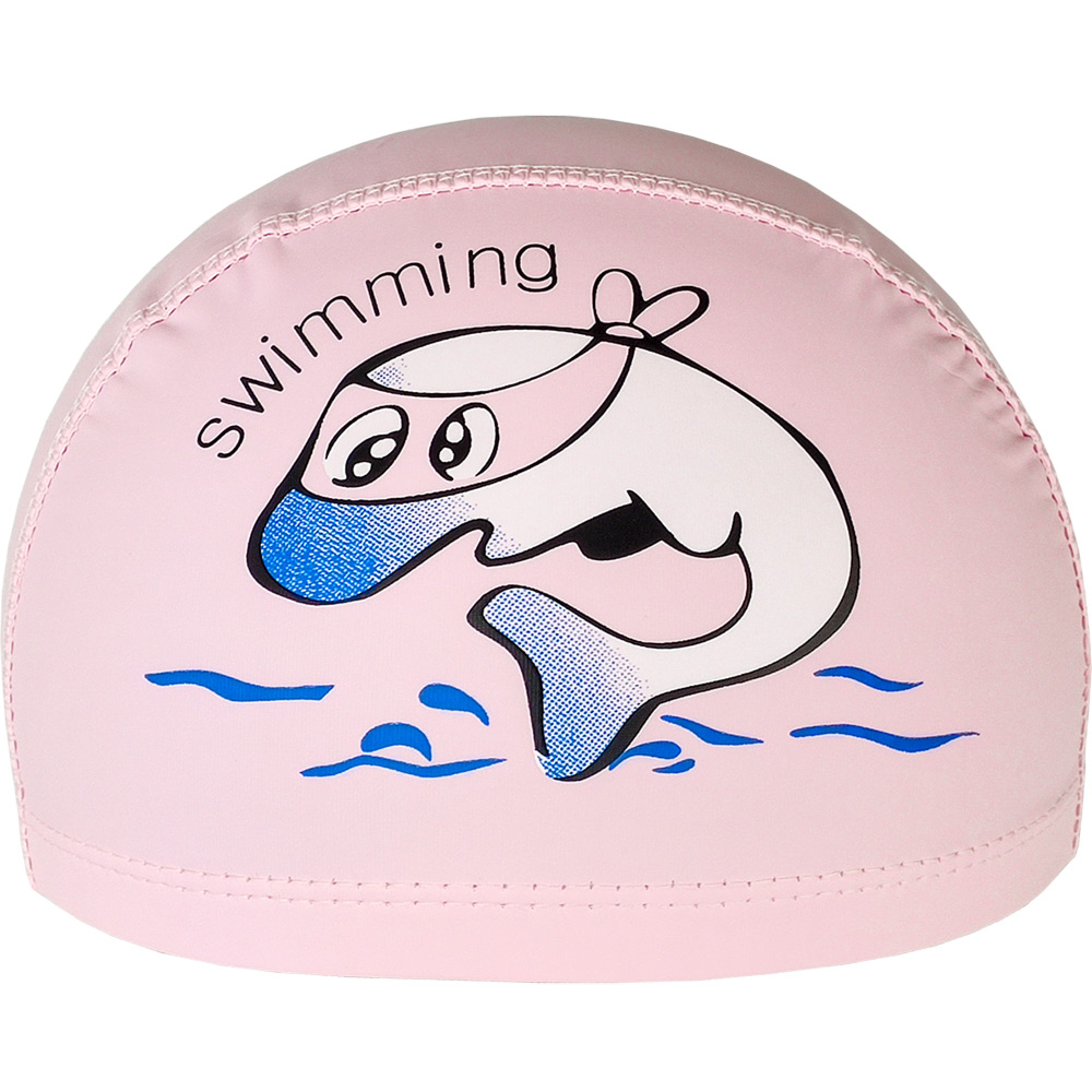 

Шапочка для плавания Sportex детская Дельфин розовый, E41273