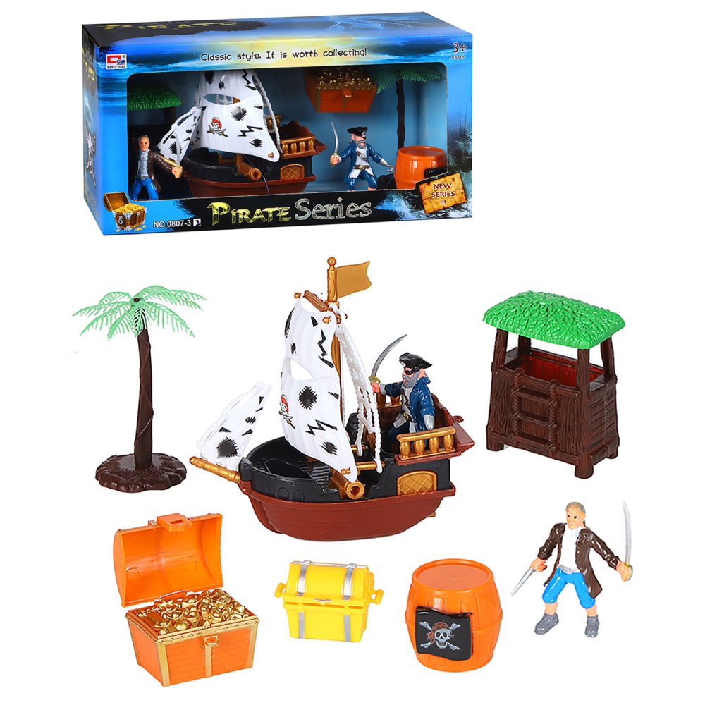 фото Игровой набор keyly toys пиратский корабль, фигурки, аксессуары, jb0210375.