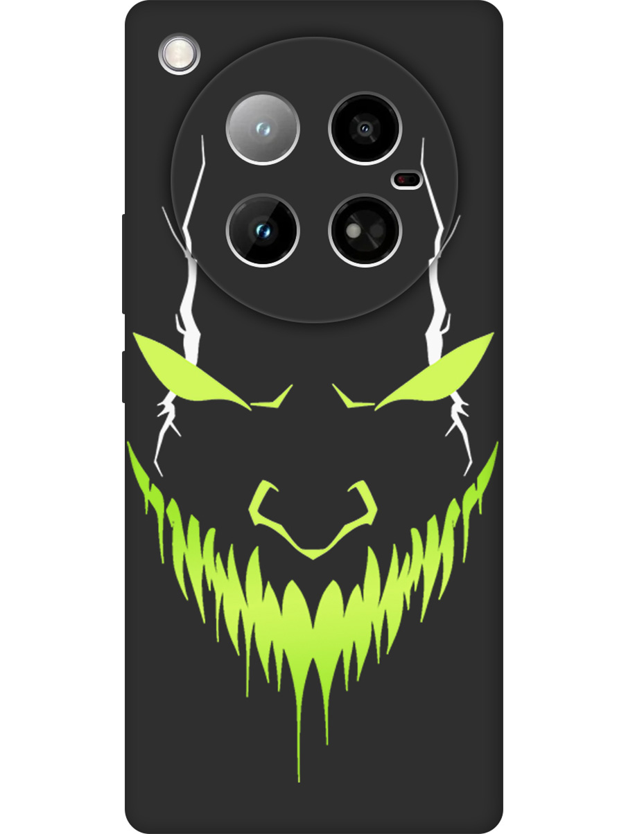 

Силиконовый чехол на Infinix Zero 40 4G с принтом "Evil Face" матовый черный, Черный;белый;зеленый, 786722351