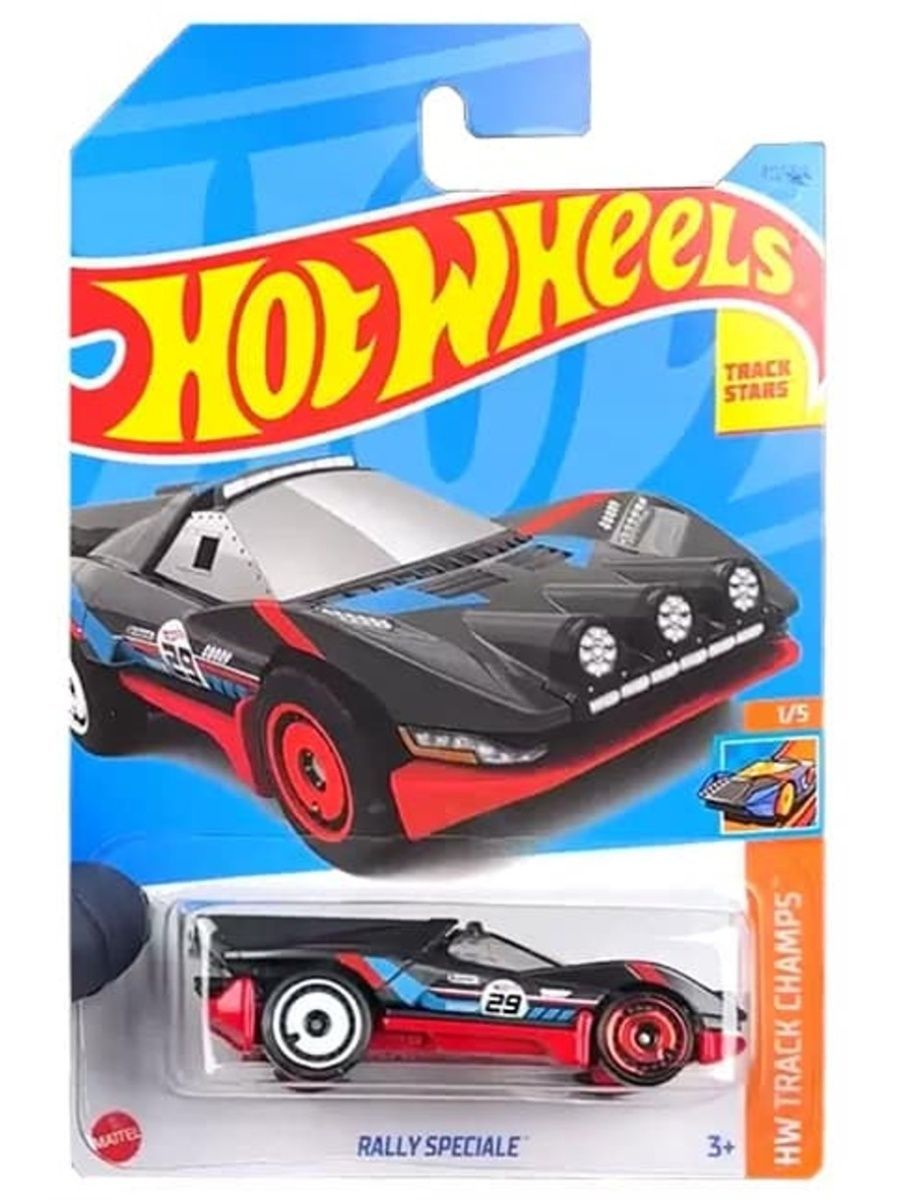 

Машинка Hot Wheels легковая машина HKG29 металлическая RALLY SPECIALE черный, HKG29