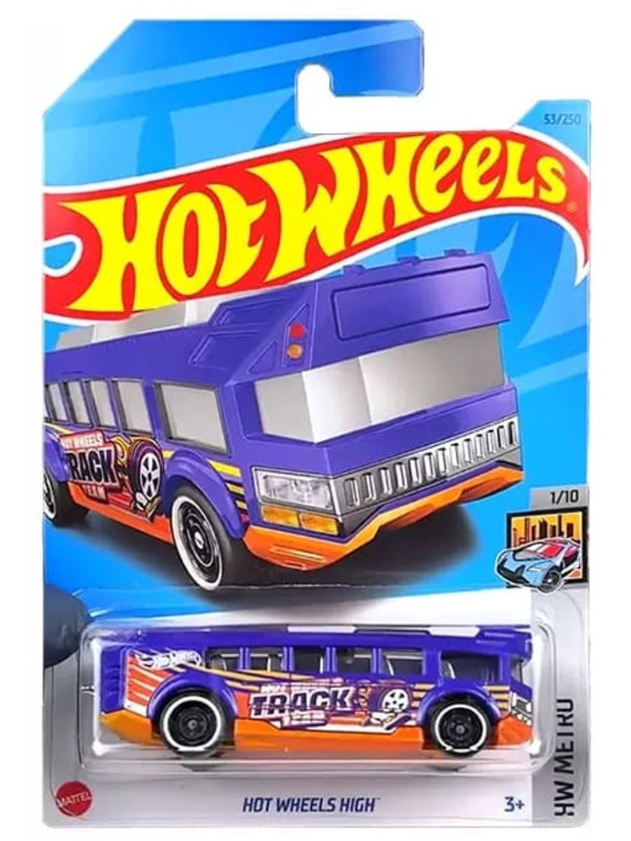 

Машинка Hot Wheels автобус HKG91 металлическая HIGH синий, HKG91