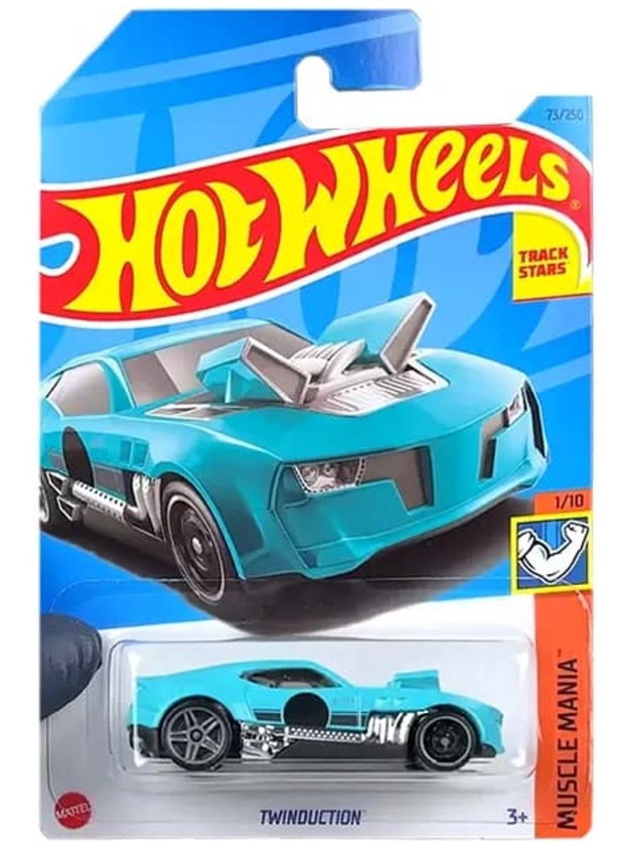 Машинка Hot Wheels легковая машина HKH22 металлическая TWINDUCTION бирюзовый