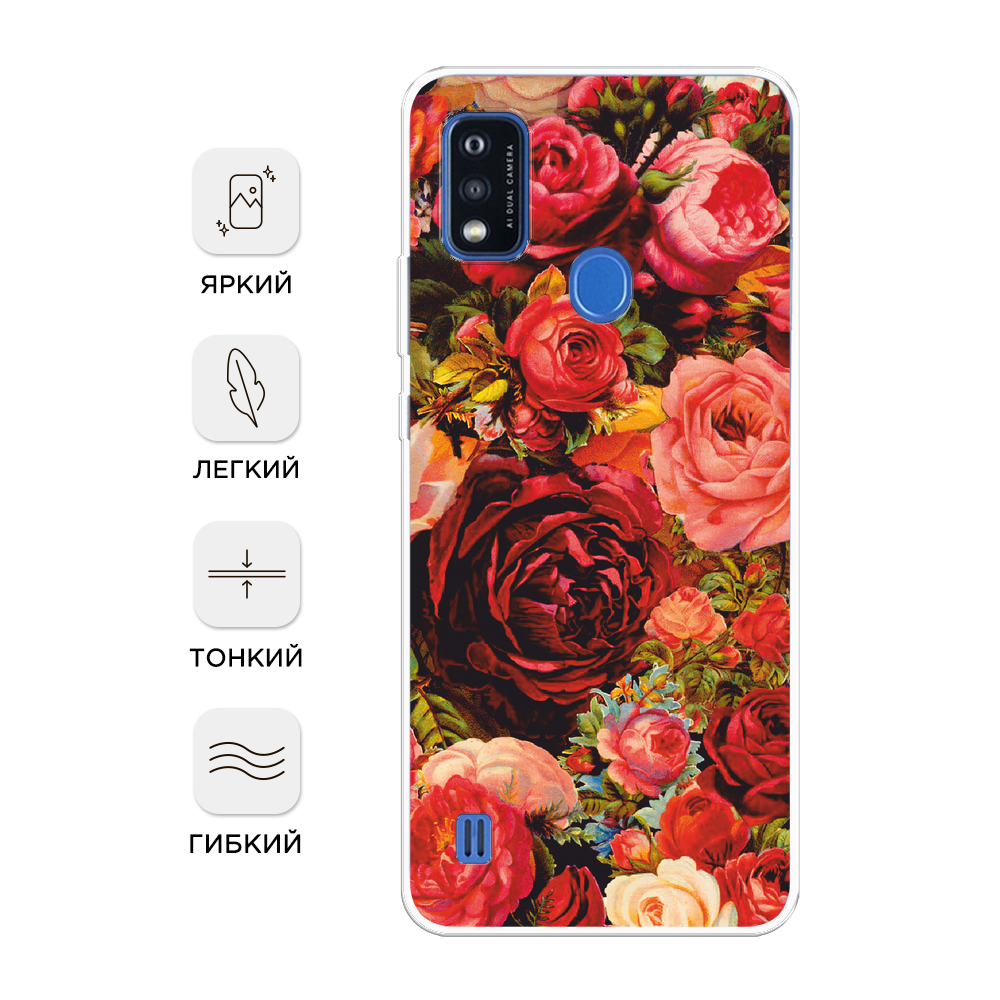 

Чехол Awog на ZTE Blade A51 / ЗТЕ Блэйд A51 "Лёд", Разноцветный, 134550-4