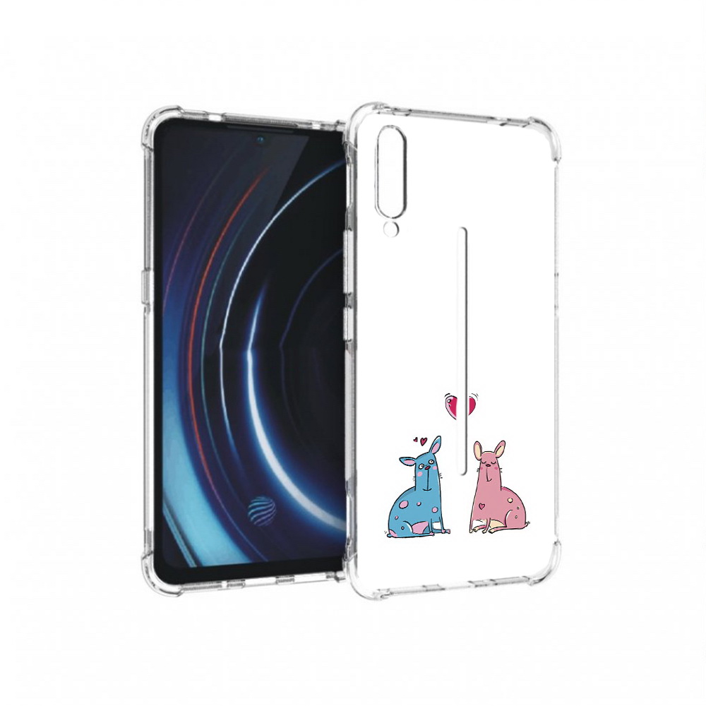 

Чехол MyPads Tocco для Vivo iQOO Лама любовь (PT226955.389.102), Прозрачный, Tocco