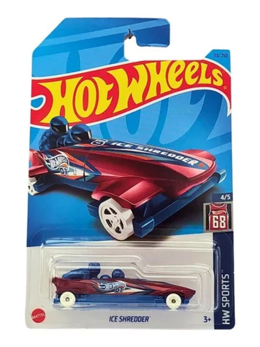 Машинка Hot Wheels снегоход HKH82 металлическая ICE SHREDDER бородовый машинка hot wheels сани hkk46 металлическая ice shredder голубой