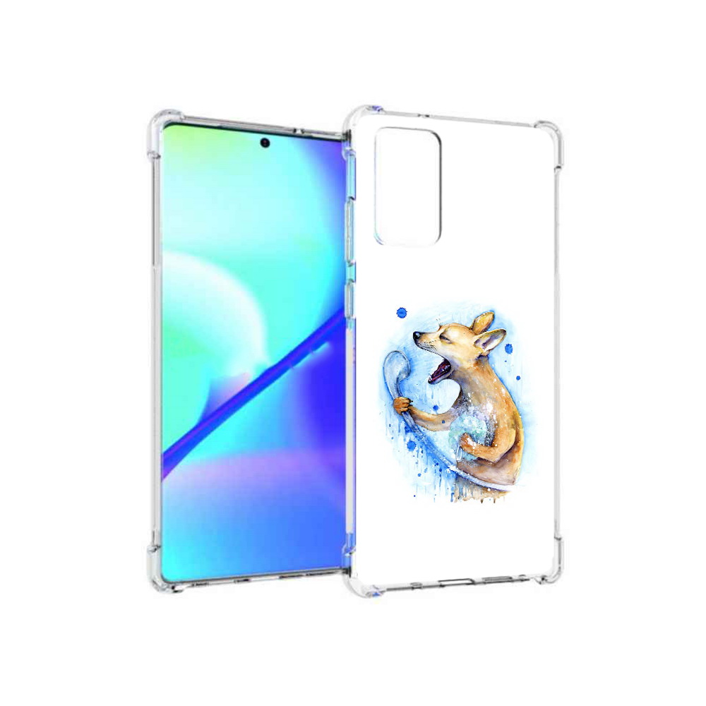 

Чехол MyPads Tocco для Samsung Galaxy Note 20 пение в душе (PT152536.527.537), Прозрачный, Tocco