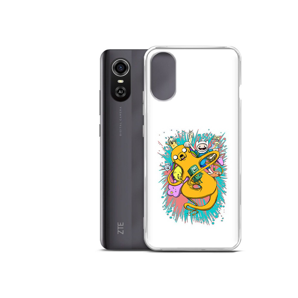 

Чехол MyPads Tocco для ZTE Blade A31 Plus время приключений рисунок (PT226943.475.276), Прозрачный, Tocco