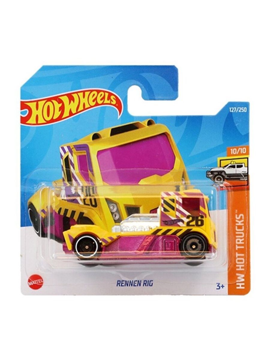 Игрушечные машинки Hot Wheels HCX55 фиолетовый; желтый