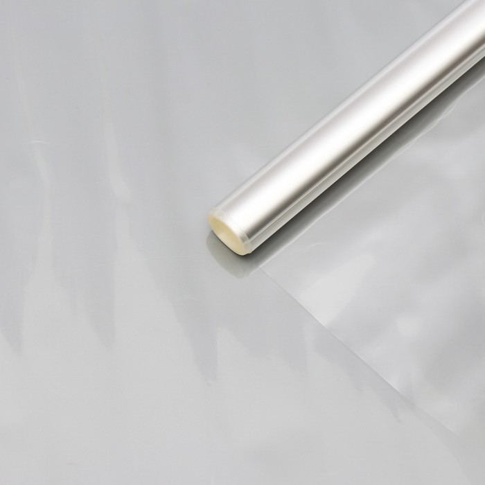 

Пленка для цветов прозрачная 0,5 х 11 м, 200 г, 40 мкм, Прозрачный, Пленка прозрачная