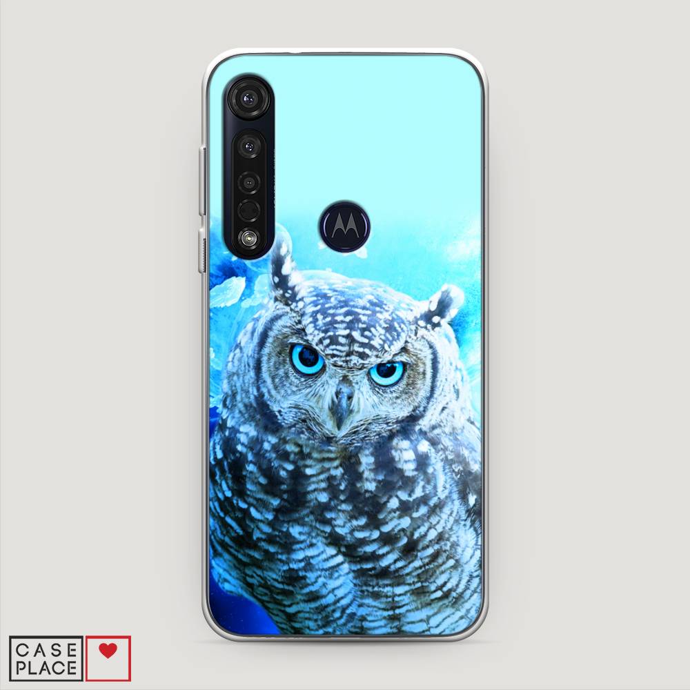 

Чехол Awog на Motorola Moto G8 Plus "Сова арт 7", Разноцветный, 241450-1