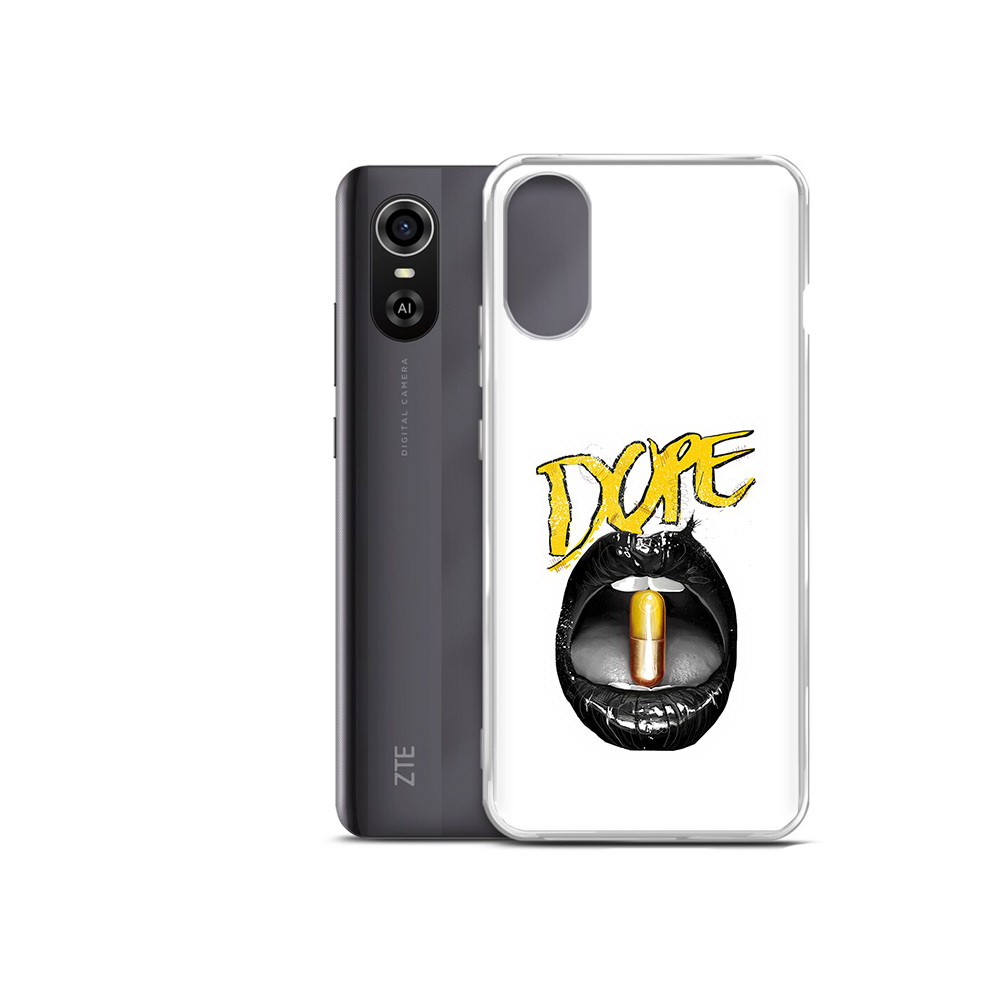 

Чехол MyPads Tocco для ZTE Blade A31 Plus губы (PT226943.475.303), Прозрачный, Tocco