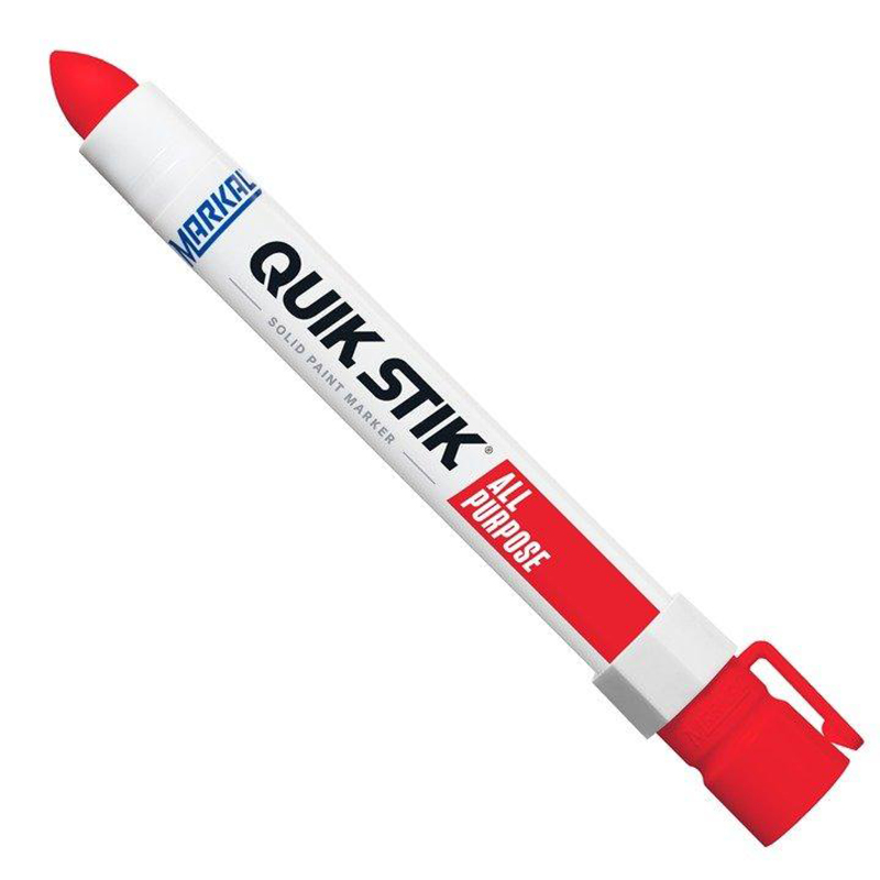 

Markal Твердый маркер-краска Markal Quik Stik, от -18 до +200°C, 17 мм Красный