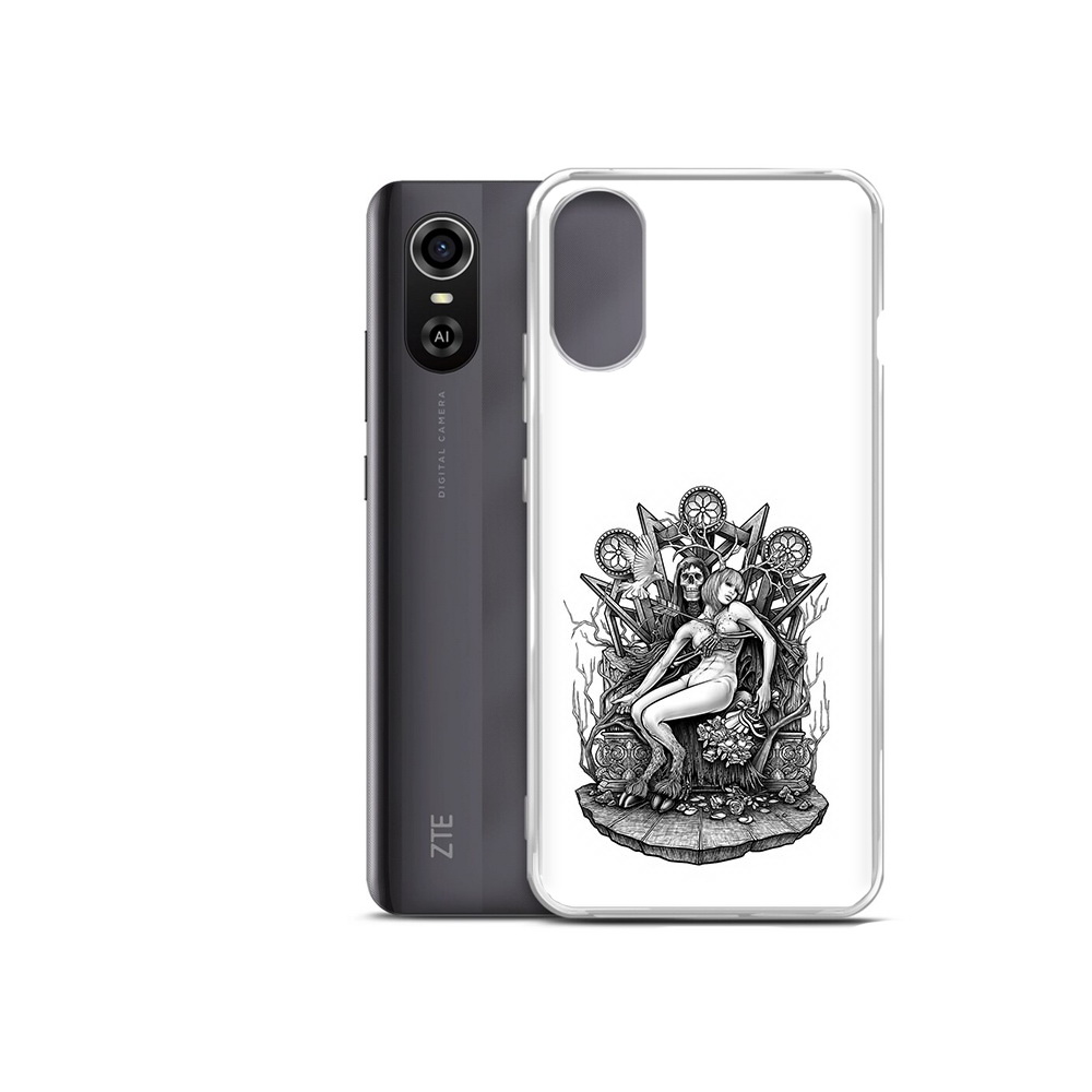 Чехол MyPads Tocco для ZTE Blade A31 Plus девушка на троне (PT226943.475.309)