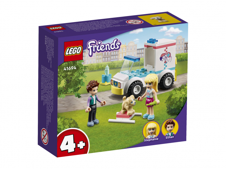 Конструктор LEGO Friends Скорая ветеринарная помощь 41694 конструктор lego friends 41694 скорая ветеринарная помощь 54 детали