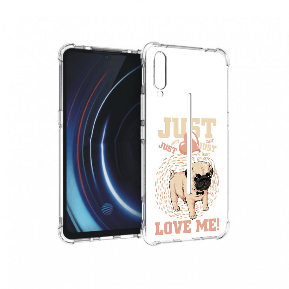 

Чехол MyPads Tocco для Vivo iQOO Люби меня (PT226955.389.109), Прозрачный, Tocco