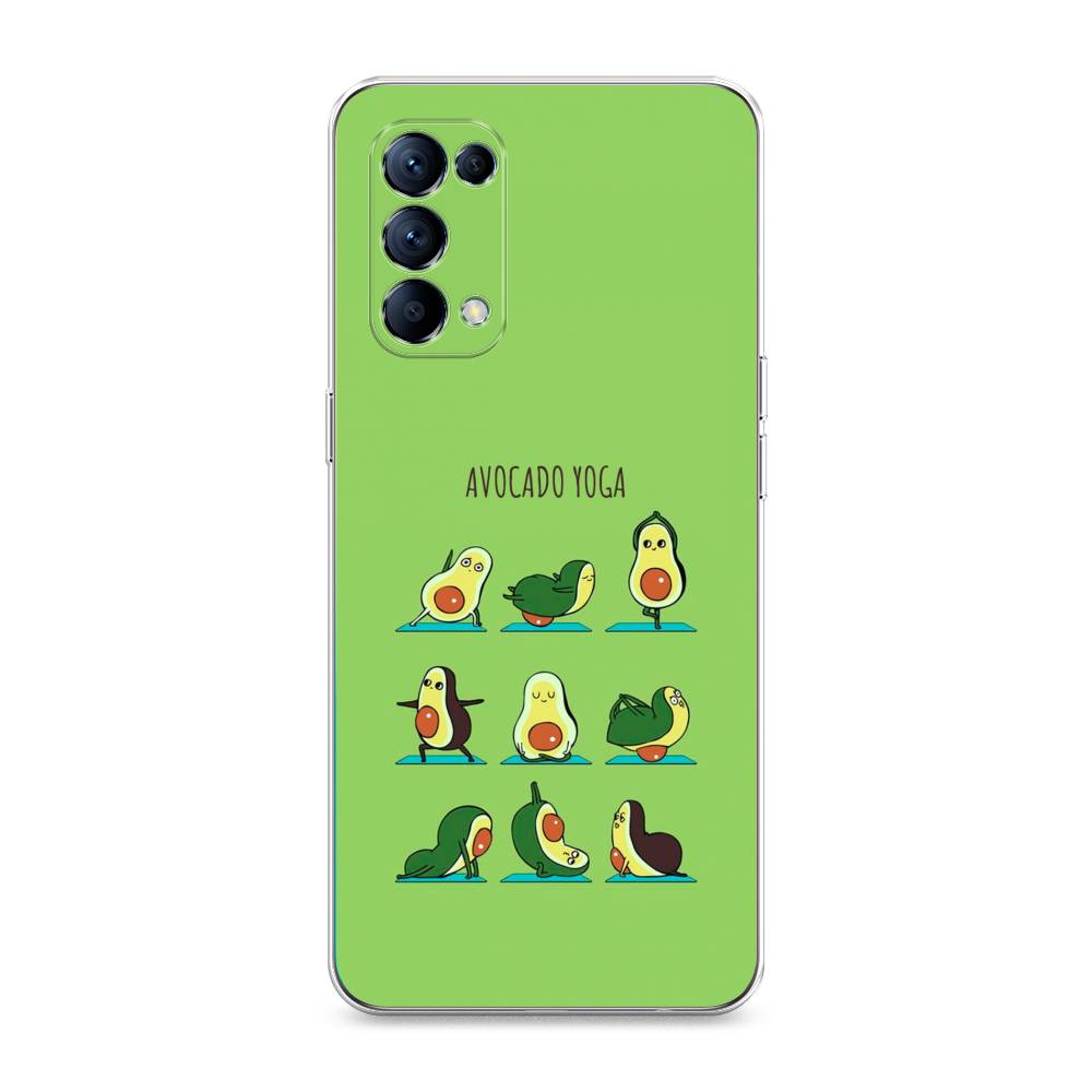 

Чехол Awog на Oppo Reno 5 "Авокадо йога", Разноцветный, 255250-10
