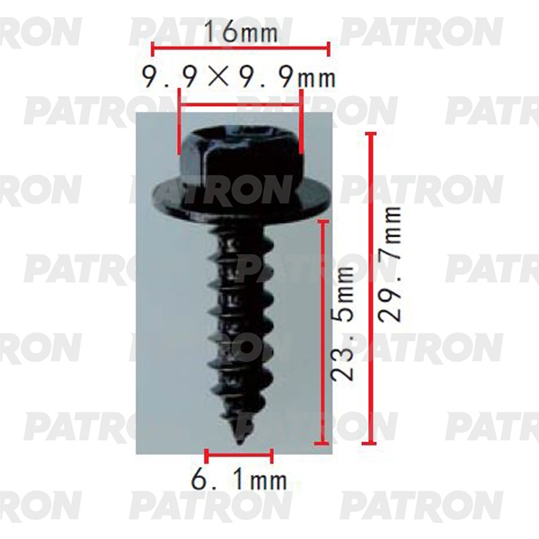 

Саморез Mercedes Применяемость: Саморез 6.1x29.7 PATRON арт.P372155