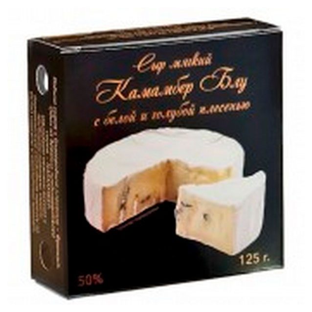 

Сыр мягкий Томмолоко Камамбер Блю 50% 125 г