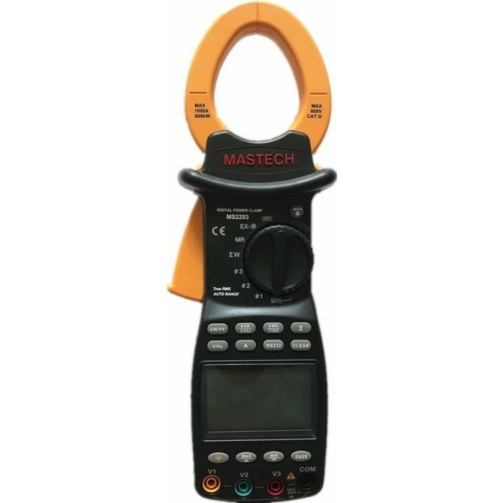 

MASTECH MS2203 клещи токоизмерительные цифровые автоматические 00-00001301