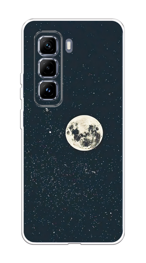 

Чехол на Infinix Hot 50 Pro Plus Полнолуние, Бордовый, 3107050-1