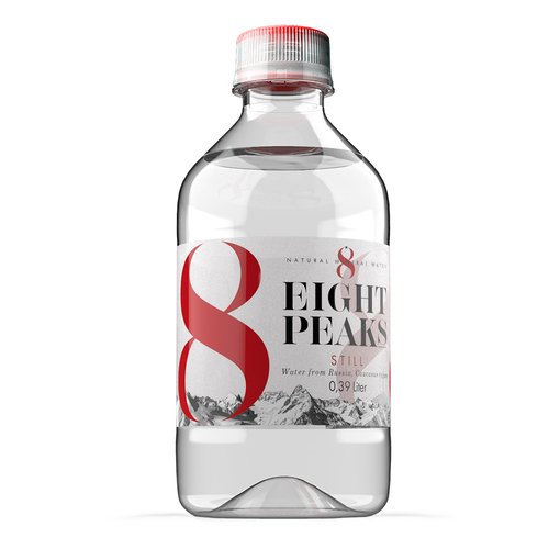 

Вода минеральная природная питьевая столовая Eight Peaks 390 мл, негазированная