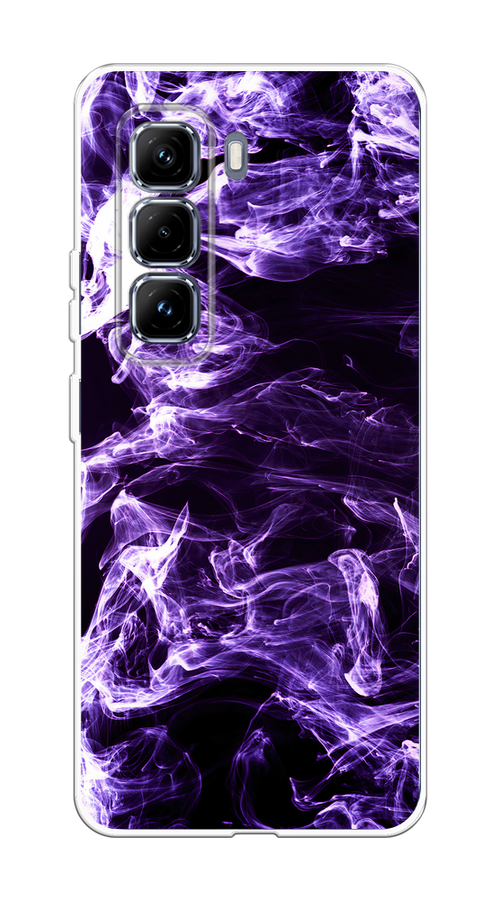 

Чехол на Infinix Hot 50 Pro Plus Фиолетовый дым, Фиолетовый;белый;черный, 3107050-1