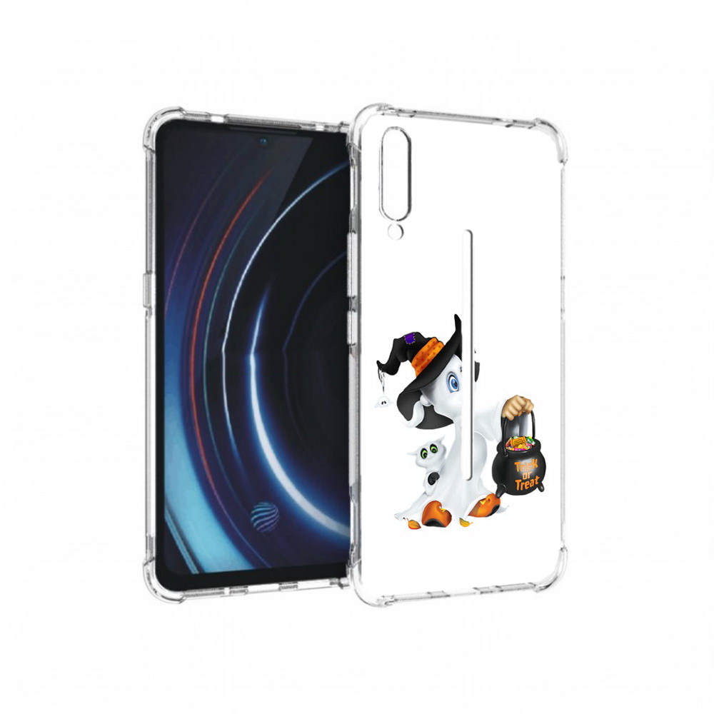 

Чехол MyPads Tocco для Vivo iQOO Маленький призрак (PT226955.389.113), Прозрачный, Tocco