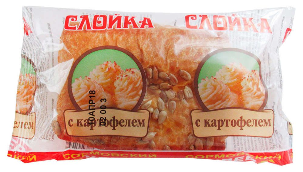 

Слойка Сормовский хлеб с картофелем 80 г