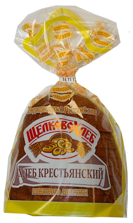 Хлеб серый Щелковохлеб Крестьянский солод 320 г