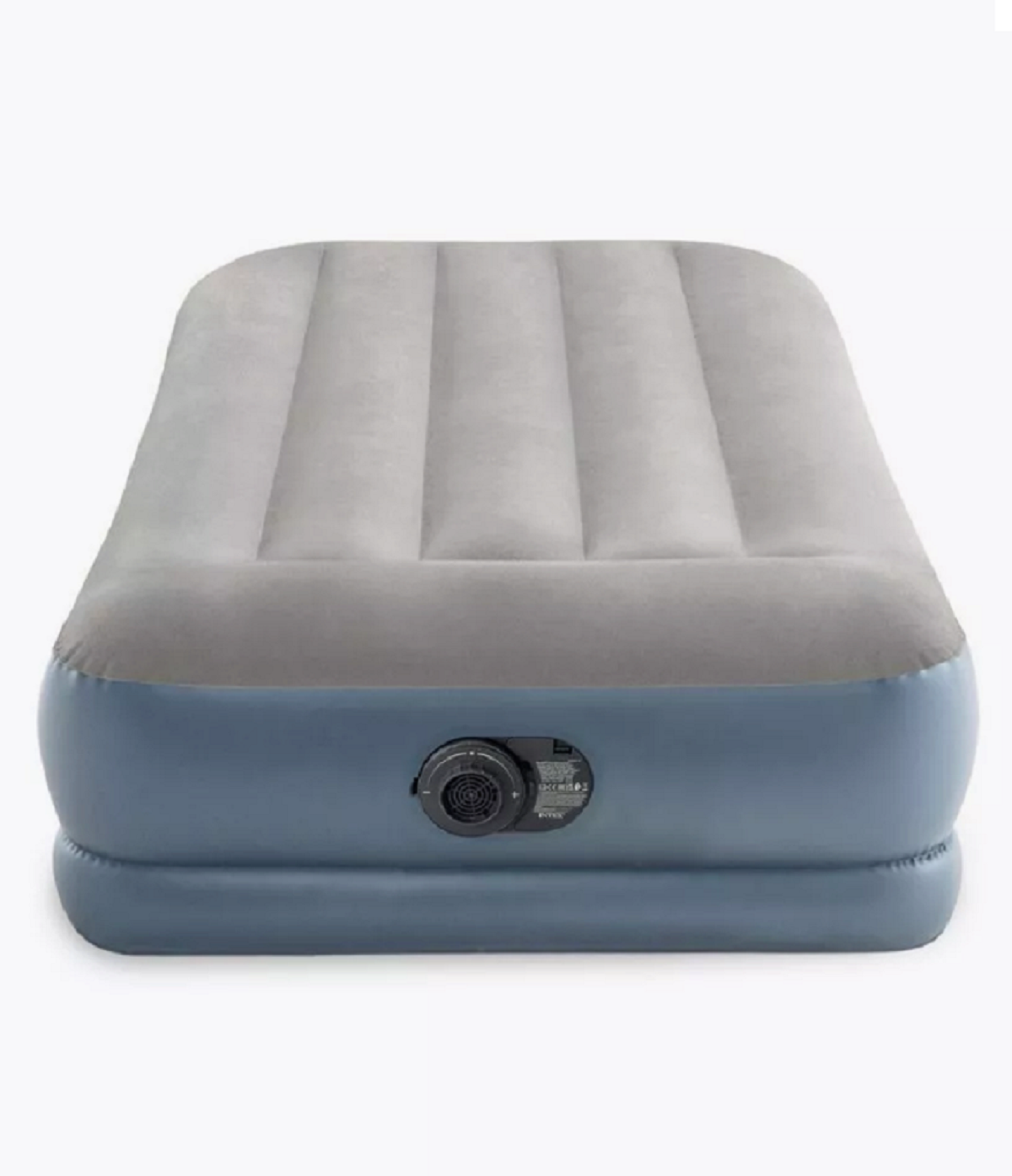 Надувная кровать Intex Pillow Rest Twin Fiber-Tech 99х191х30 см насос встроен 220В