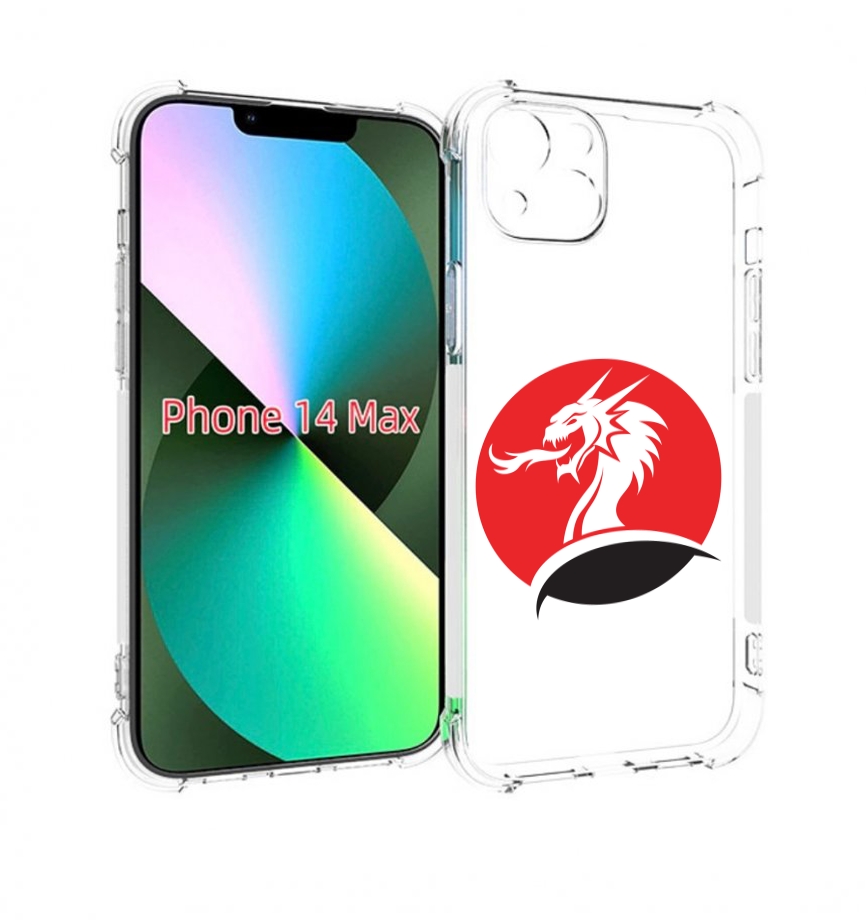 

Чехол MyPads дракон-рисунок для iPhone 14 Plus (6.7), Прозрачный, Tocco