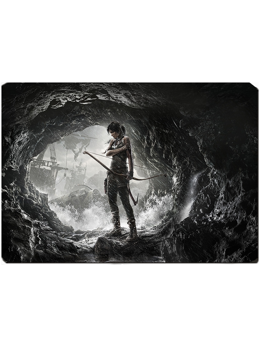 фото Коврик для мыши на тему компьютерная игра tomb rider drabs