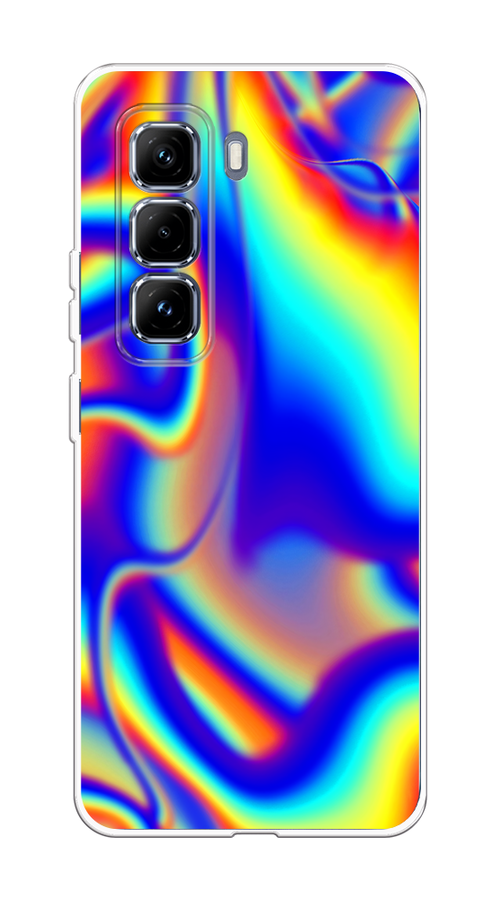 

Чехол на Infinix Hot 50 Pro Plus Яркая голограмма, Разноцветный, 3107050-1