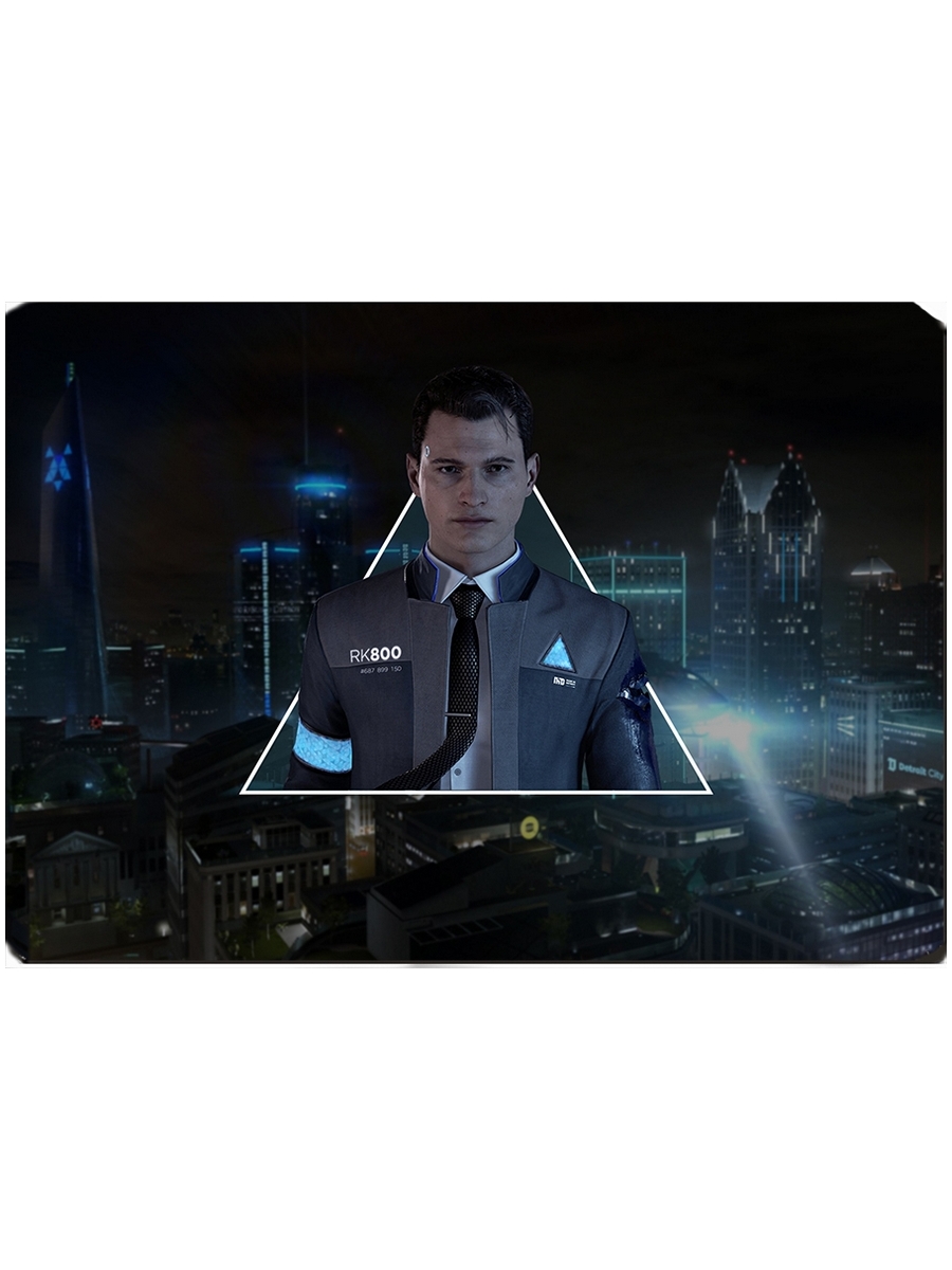 фото Коврик для мыши на тему компьютерная игра detroit become human drabs