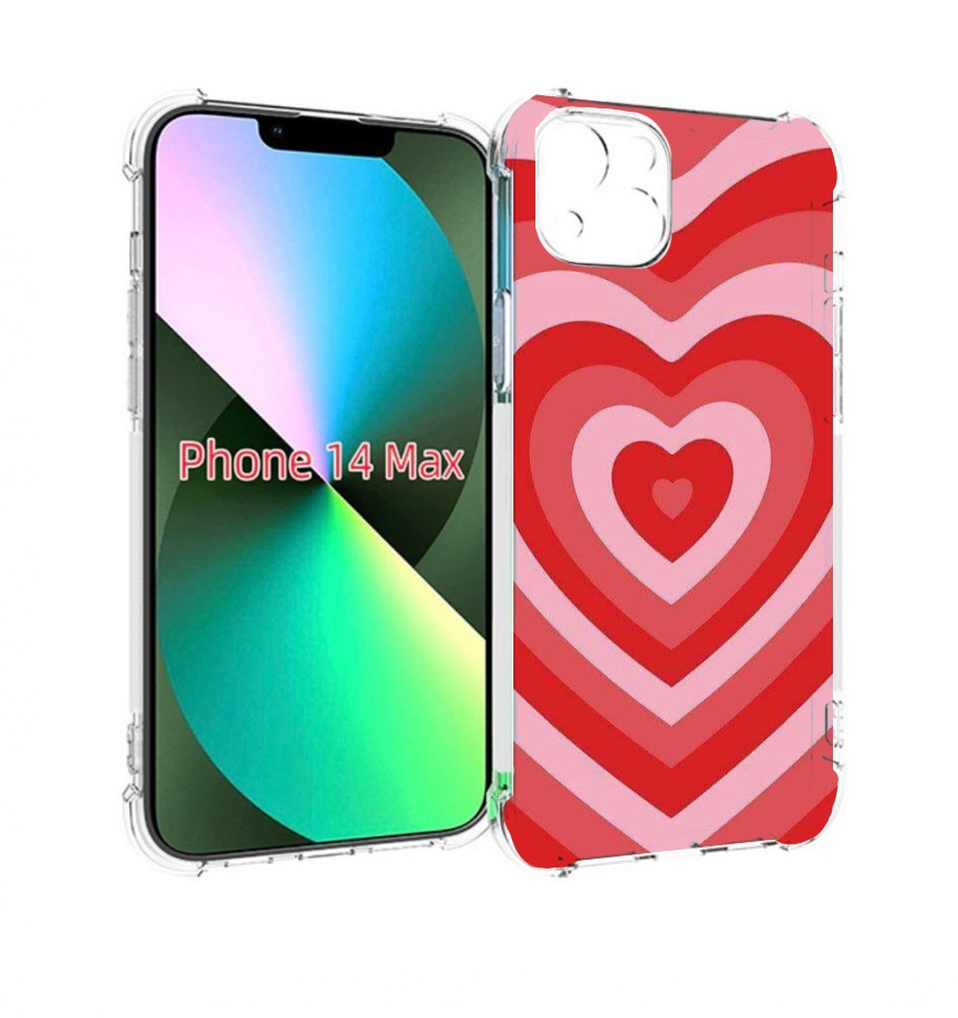 

Чехол MyPads завораживающее сердце женский для iPhone 14 Plus (6.7), Прозрачный, Tocco
